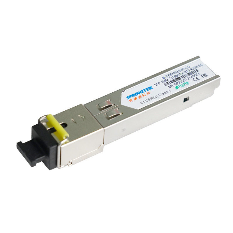 155M BIDI SFP Uyumlu Cisco Modülü TX1550nm/RX1310nm 40KM SC DDM Optik Alıcı Modülü