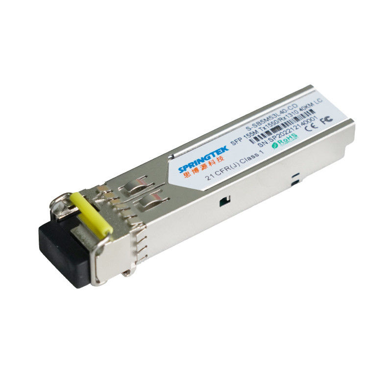 SFP Optik Modül Ethernet SFP BIDI 40km TX1550nm/RX1310 155M SM LC DFB DOM