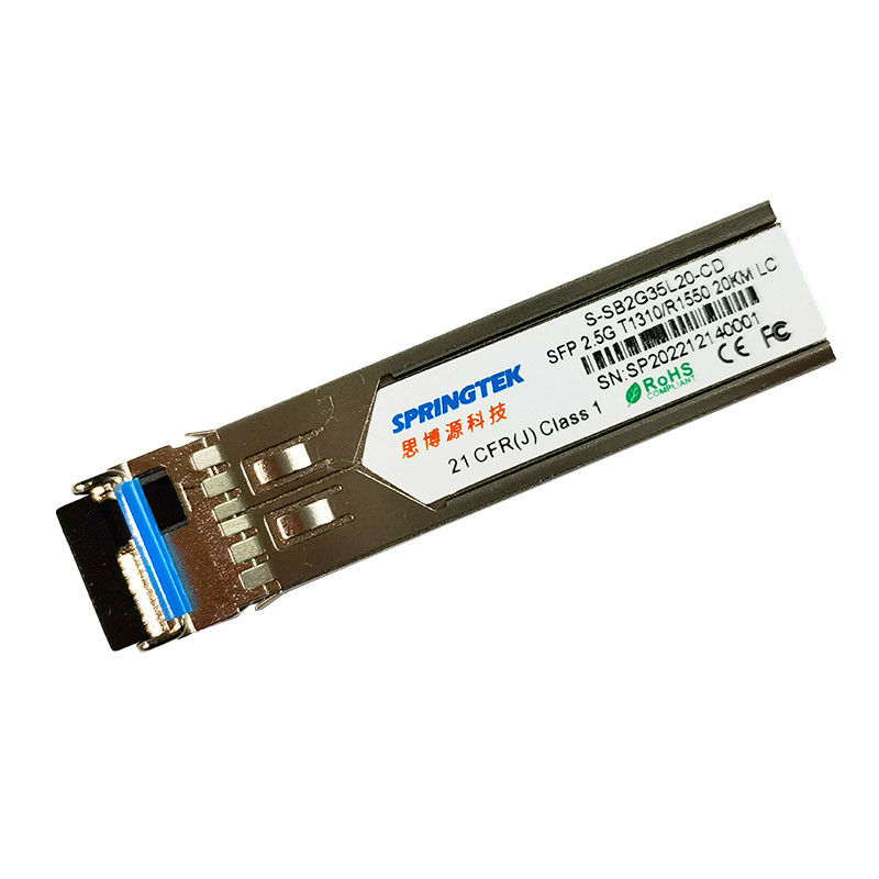 SFP BIDI 20km OEM LC 2.5G T1310/R1550nm Optik Alıcı Modülü DDM ile