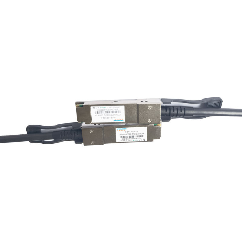 100G Doğrudan Bağlantılı Bakır Kablo QSFP28 - QSFP28 DAC Kablosu 2M Uyumlu Arista Avaya Nokia