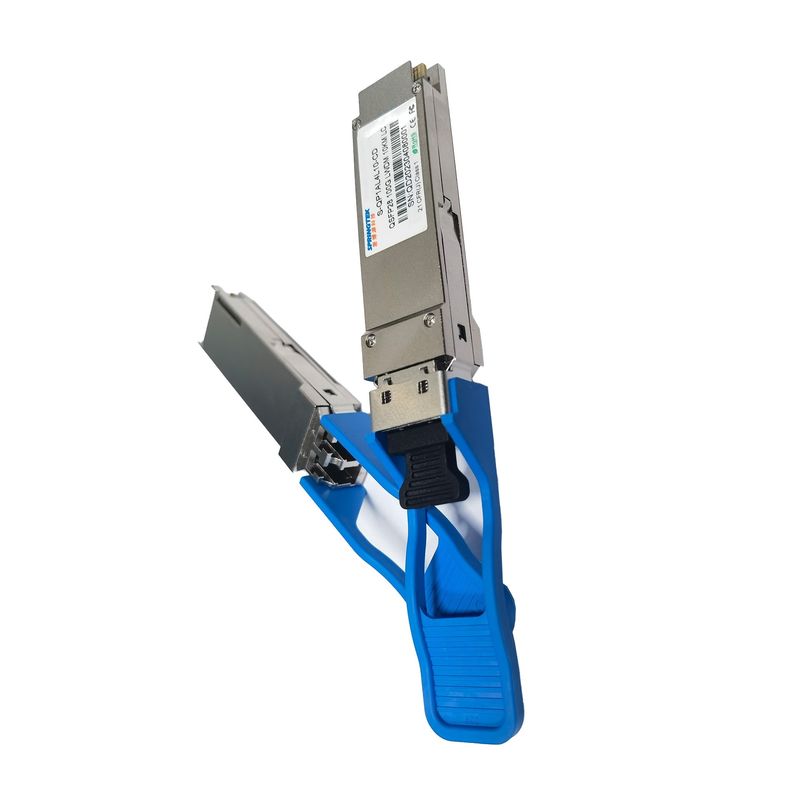 Dubleks LC SMF 100gbase Cisco QSFP28 LR4 Uyumlu Alıcı-Verici 1310nm 10km DOM LAN WDM