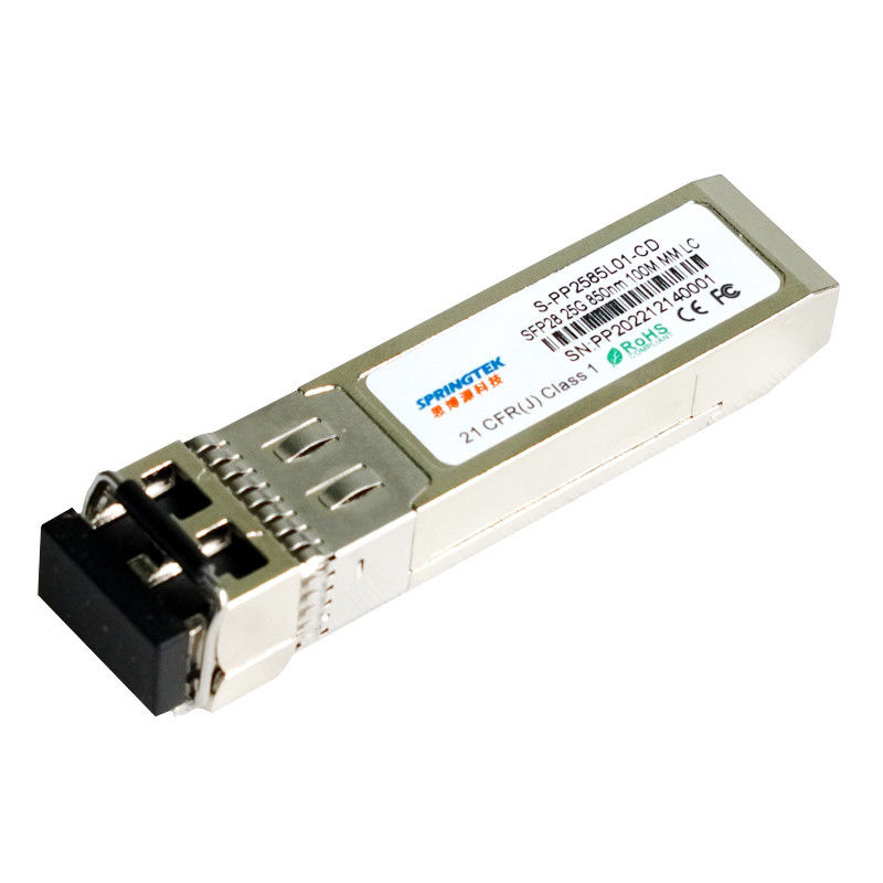 Brocade Uyumlu 25G SFP28 Alıcı-Vericiler SR 100m Çok Modlu Fiber LC MMF Çok Modlu Alıcı-Verici