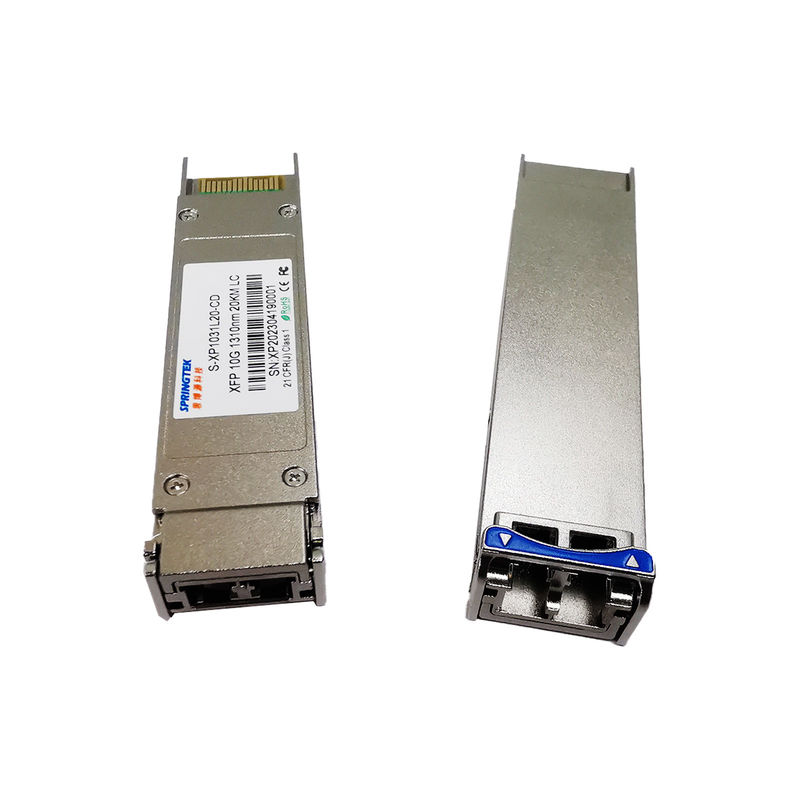 Çift Fiber Tek Modlu 1310nm 20km LC 10G XFP Alıcı-Verici LR Brocade Uyumlu