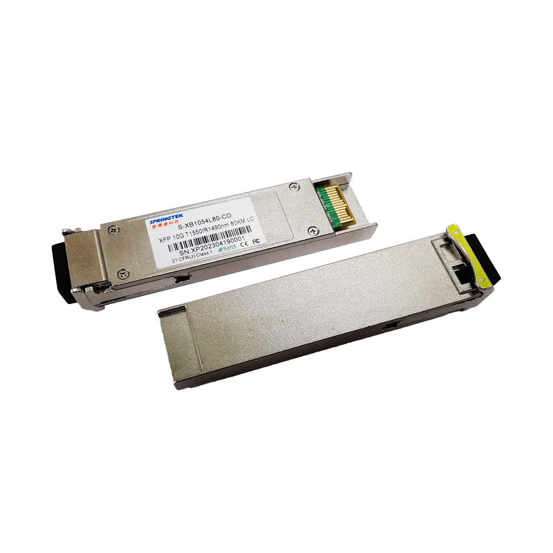 WDM 10G Xfp 80km 1550/1490nm SM Simplex LC DDM Uyumlu Mikrotik Juniper Bidi 80km